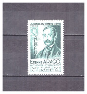 ALGERIE  . N °  267  . 6 F  +  4 F  ETIENNE  ARAGO  . NEUF  * . SUPERBE . - Unused Stamps