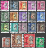 Hong Kong. 1992 QEII. 19 Used Values To $20. SG 702 Etc. M5145 - Used Stamps