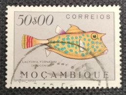 MOZPO0379UA - Fishes - 50$00 Used Stamp - Mozambique - 1951 - Mosambik