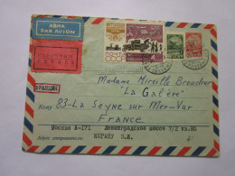 Belle Lettre Express De Russie Pour La France 1966 - Brieven En Documenten