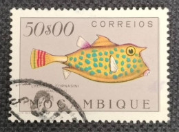 MOZPO0379UB - Fishes - 50$00 Used Stamp - Mozambique - 1951 - Mosambik