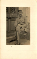 CARTE PHOTO DE SOLDAT A IDENTIFIER - Guerre 1914-18