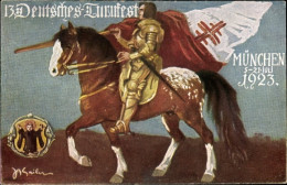 Artiste CPA Sailer, München Bayern, 13. Deutsches Turnfest 1923, Reiter, Kindl - Autres & Non Classés