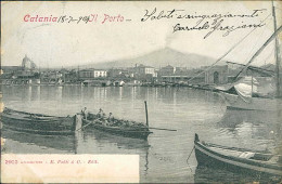 CATANIA - IL PORTO - EDIZIONE PUTTI & C. - SPEDITA 1904 (20968) - Catania