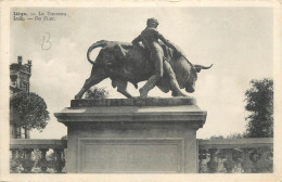 Postcard Belgium Liege The Bull Statue - Lüttich