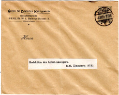 DR 1902, Gebr. 2 Pf. Germania Privat Ganzsache Verein F. Dt. Kunstgewerbe Berlin - Lettres & Documents