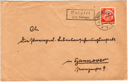DR 1933, Landpost Stpl. VOIGTEI über Sulingen Klar Auf Brief M. 12 Pf. Orange. - Cartas & Documentos