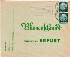 DR 1936, Landpost Stpl. SADISDORF über Dippoldiswalde Auf Brief M. 2x6 Pf. - Cartas & Documentos