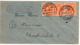 DR 1946, Landpost Stpl. 23 BOHNHORST über Uchte Auf Brief M. MeF 3x8 Pf. - Brieven En Documenten