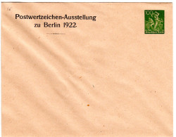 DR, Ungebr. 100 Pf. Privatganzsache Umschlag Postwertzeichen Ausstellung Berlin - Lettres & Documents