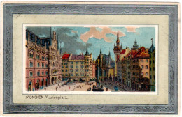 München Marienplatz M. Prägerand, 1902 Gebr. Farb-AK - Autres & Non Classés
