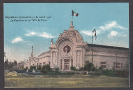 104858/ GENT, Tentoonstelling 1913, Pavillon De La Ville De Paris - Gent