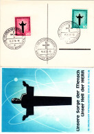 Berlin 1958, 10+20 Pf. Katholikentag Auf Ereigniskarte M. Entspr. Sonderstempel - Brieven En Documenten