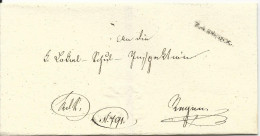 Bayern, R.4. ZWIESEL Auf Brief N. Regen. - Lettres & Documents
