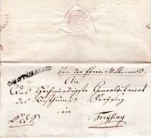 Bayern 1821, L1 MITTENWALD.R.4. Auf Brief N. Freising. - Prephilately