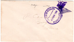 Nicaragua 1899, Diagonalhalbierung 10 C. Telegr. Auf Brief V. Bluefields - Nicaragua
