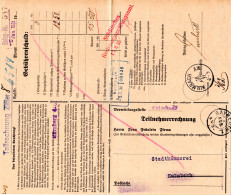 DR 1931, Postformular Telefongebühren M. Stempeln Bayreuth U. Kulmbach A.W.  - Lettres & Documents