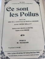 PATRIOTIQUE /CE SONT LES POILUS /DURAFOUR /NAGGIAR - Partitions Musicales Anciennes