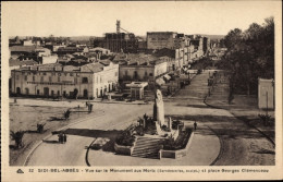 CPA Sidi Bel Abbès Algerien, Kriegsdenkmäler, Place Georges Clemenceau - Autres & Non Classés