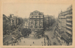 Postcard Belgium Bruxelles Place Brouckere Plaats - Other & Unclassified