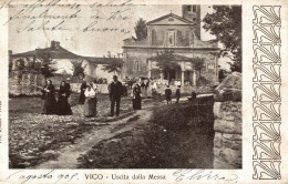 VICO CANAVESE, Torino - Uscita Dalla Messa - La Chiesa - VG - #046 - Autres & Non Classés