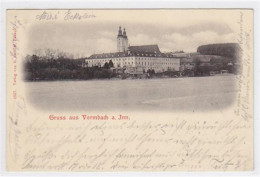 39024231 - Gruss Aus Vormbach Am Inn Mit Kloster Gelaufen 1900. Gute Erhaltung. - Passau