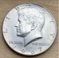 1967 US Standard Coinage .400 Silver Coin Half Dollar , KM#202A,7770 - 1964-…: Kennedy
