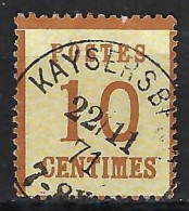 FRANCE Alsace-Lorraine Ca.1871:  Le Y&T 5, TB Obl. CAD "Kaysersberg" - Gebruikt