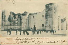 CATANIA - CASTELLO URSINO - EDIZIONE TRENKLER - SPEDITA 1902 (20971) - Catania