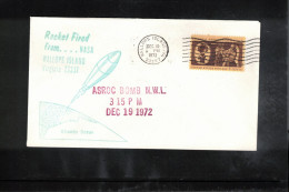 USA 1972 Space / Weltraum Rocket ASROC Bomb N.W.L. Fired From Wallops Island Interesting Cover - Etats-Unis