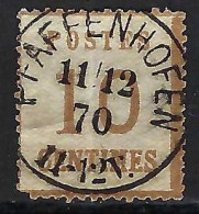 FRANCE Alsace-Lorraine Ca.1871:  Le Y&T 5, Sup. Obl. CAD "Pfaffenhofen" - Gebraucht