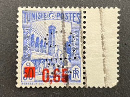 Colonie TUNISIE 182 C.N. 9 Indice 2 Perforé Perforés Perfins Perfin Superbe !! - Other & Unclassified