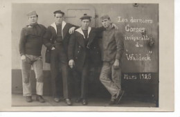 Carte Photo En Principe De Toulon  Les Derniers Corses INSEPARABLE  QU  WALDECK  MARS 1925  BASE A TOULON JUSQUE EN 1928 - Toulon