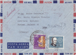 VENEZUELA -  ITALIA - SICIETA' DI NAVIGAZIONE - VIAGGIATA PER PESCARA - ITALIA -1962 - Venezuela