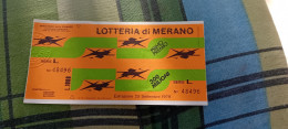 BIGLIETTO LOTTERIA DI MERANO  1979 - Lottery Tickets