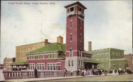 CPA Grand Rapids Michigan USA, Grand Trunk Depot - Autres & Non Classés