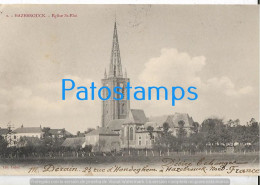 229780 FRANCE HAZEBROUCK THE CHURCH ST ELOI CIRCULATED TO ARGENTINA POSTAL POSTCARD - Andere & Zonder Classificatie