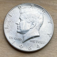 1964 D US Standard Coinage .900 Silver Coin Half Dollar , KM#202,7721 - 1964-…: Kennedy