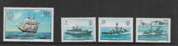 TURQUIE 1973 ECOLE DE LA MARINE-BATEAUX  YVERT N°2060/2063 NEUF MNH** - Bateaux