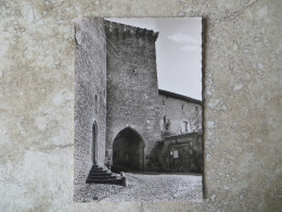 CPSM 01 Pérouges Cité Médiévale De Pérouges Porte Principale Et Porche De L'eglise Fortifiée  10/15 Cm Ed Chardon - Pérouges