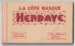 CARNET 64 HENDAYE  24 Cartes Complet - Hendaye