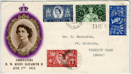 Grossbritannien / United Kingdom 1953, Brief Coronation Queen Elizabeth London - Wembley Park - Covers & Documents