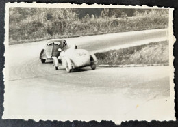Photo  Ancienne Snapshot Course Auto Voiture 24 H Du Mans  6 X 9 Cm - Automobile