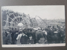 ZEPPELIN - LUFTSCHIFF BEI ECHTERDINGEN NACH DEM BRAND. 5. AUGUST 1908 - Zeppeline