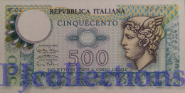 ITALIA - ITALY 500 LIRE 1974 PICK 94 UNC SERIE "W01" REPLACEMENT RARE - Geallieerde Bezetting Tweede Wereldoorlog