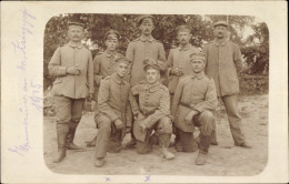 Photo CPA Deutsche Soldaten In Uniformen, Gruppenaufnahme, I WK - Andere & Zonder Classificatie