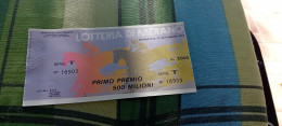 BIGLIETTO LOTTERIA DI MERANO  1983 - Lottery Tickets