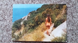 CPM ILE DU LEVANT VAR PIN UP FEMME NUE NU NATURISME DE DOS SENTIER   ED SIMBA 1971 - Pin-Ups