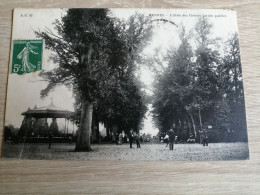 Rennes L'allée Des Chenes (jardin Public) En 1909  35 - Rennes