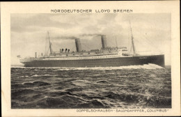 CPA Norddeutscher Lloyd Bremen, Salondampfer Columbus - Other & Unclassified